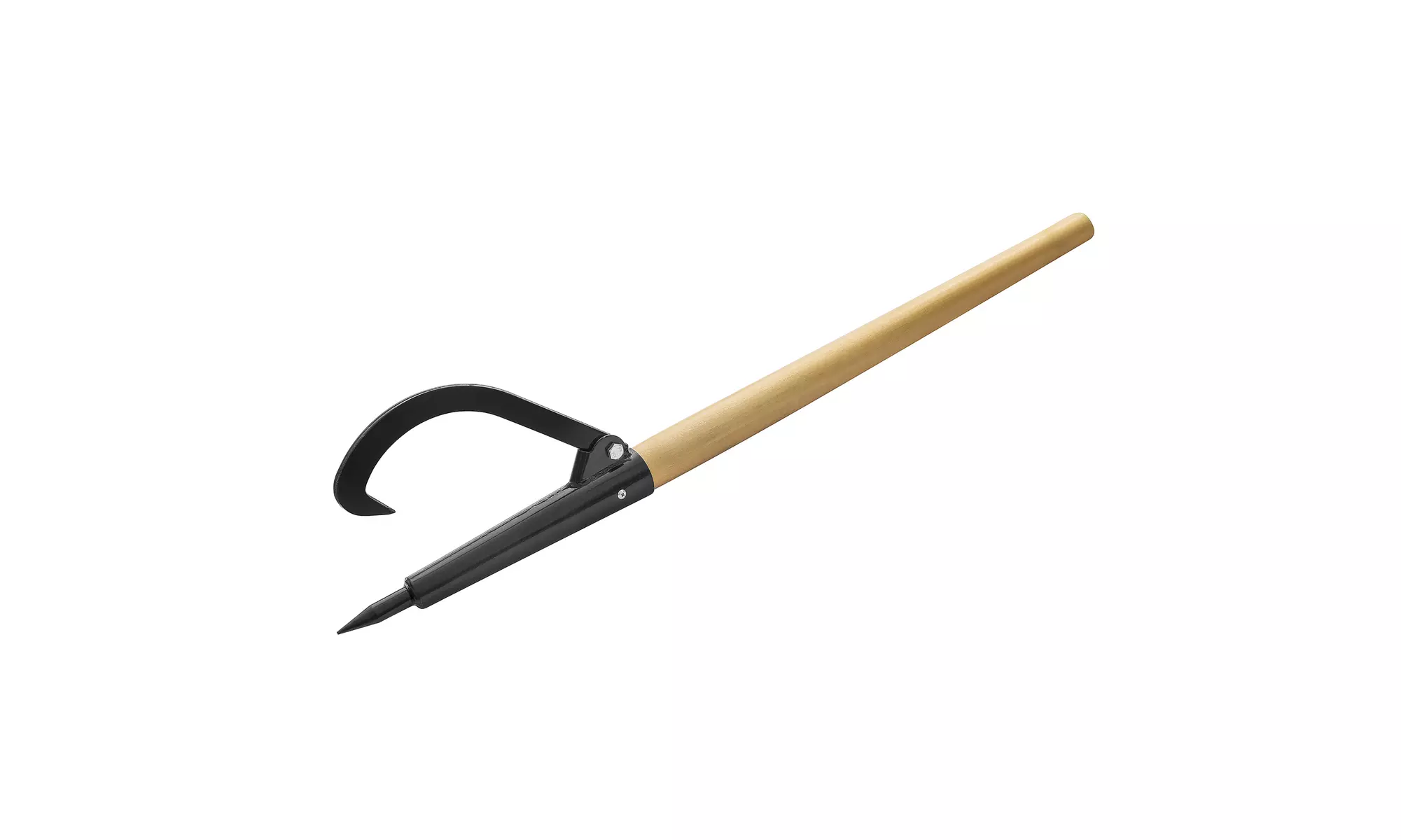 1944 Earth Worth Peavey Point Retractable 18 Inch Opening Wood Handle - Second Medium