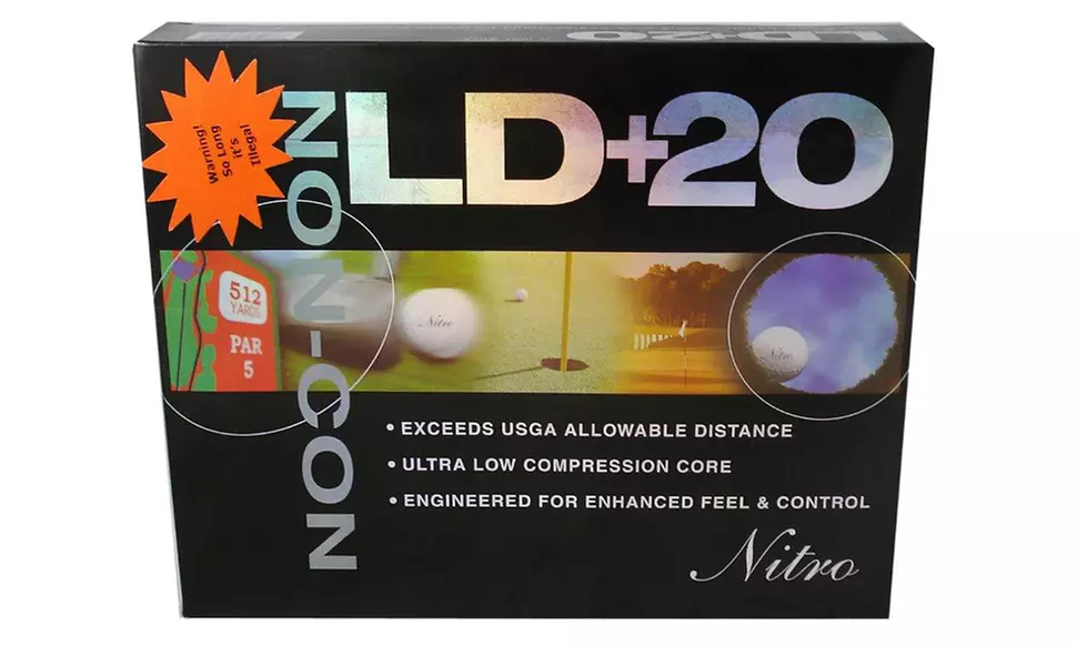 Nitro LD20 Non-Conforming Golf Balls (72-Count) - Second Medium