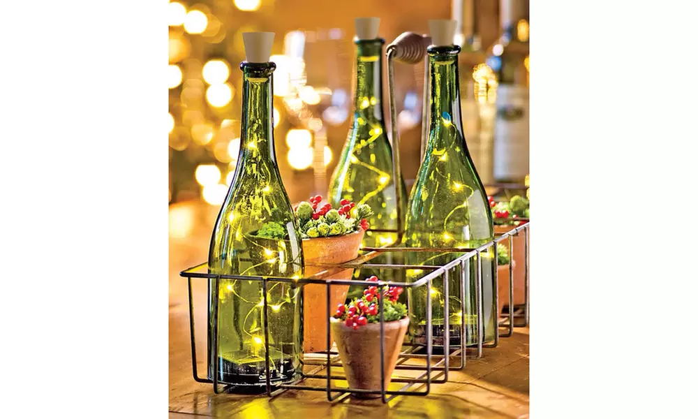 LED Cork Wine Bottle Lights - Primary Image