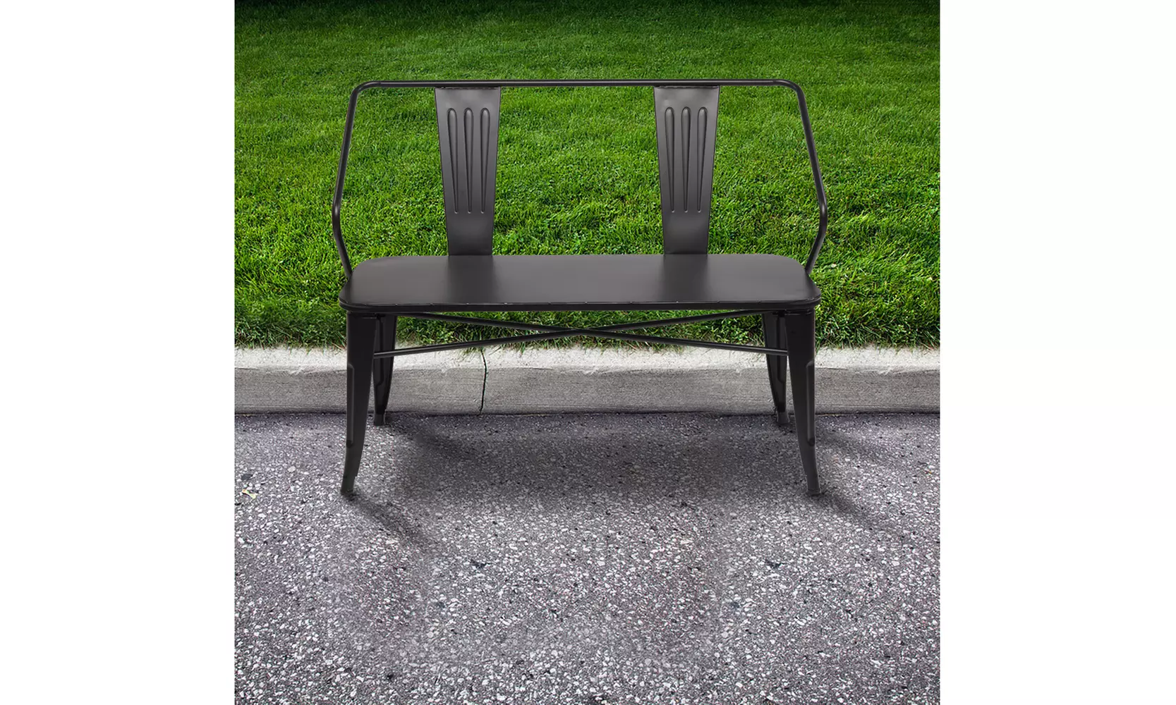 Outdoor Chair Pure Iron Industrial Wind Bench