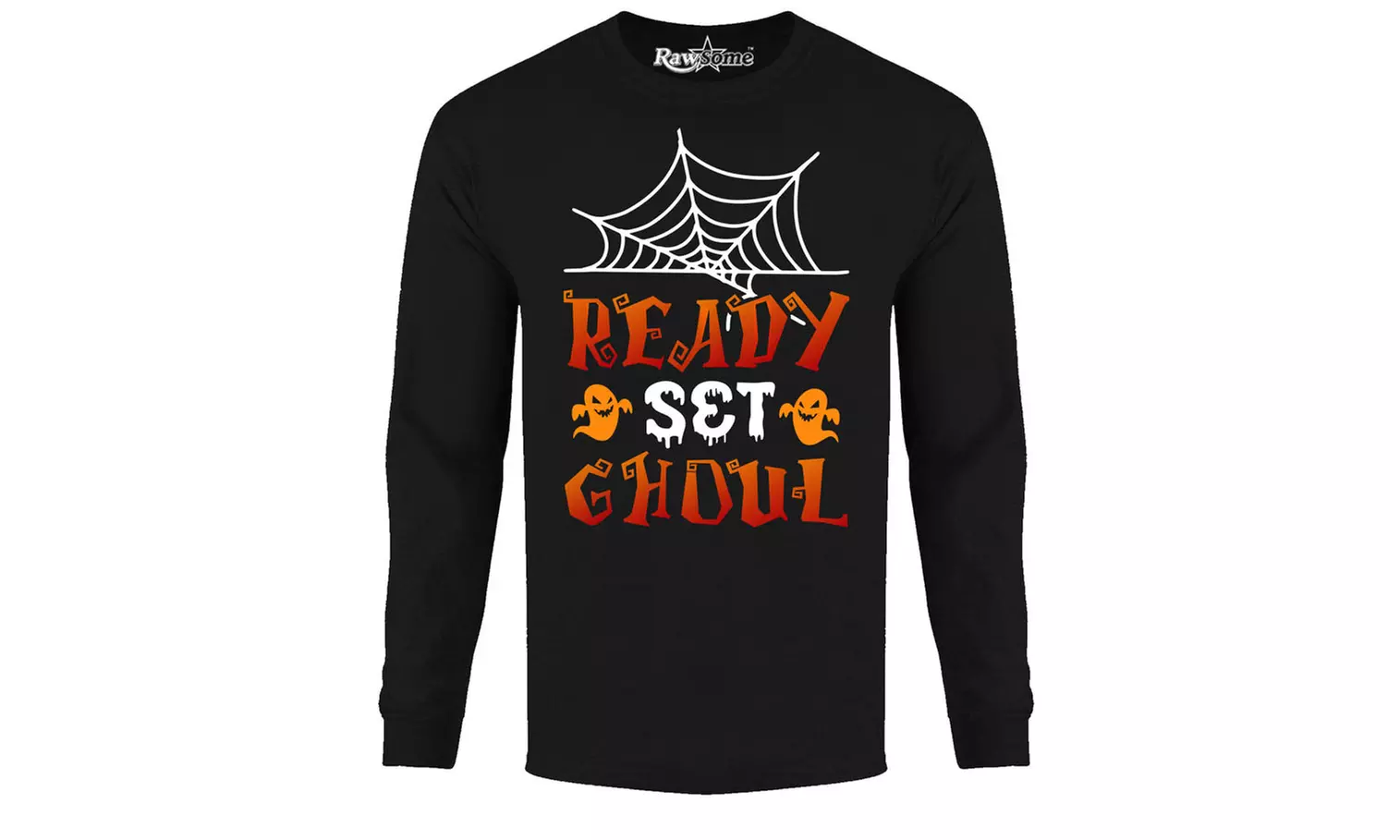 Men Creepy Scary Halloween Long Sleeve Shirt (S-2XL)