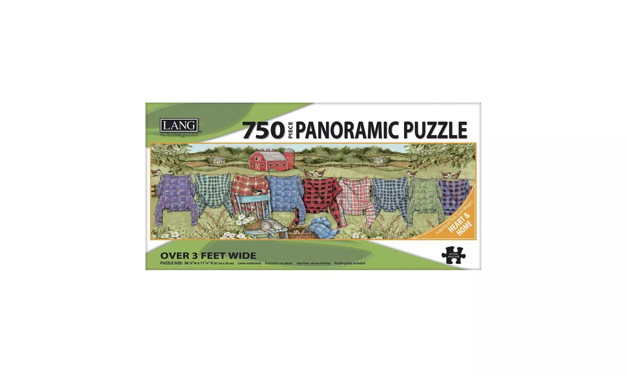 The Lang Companies Favorite Flannel Panoramic Puzzle (750-Piece) - Primary Image