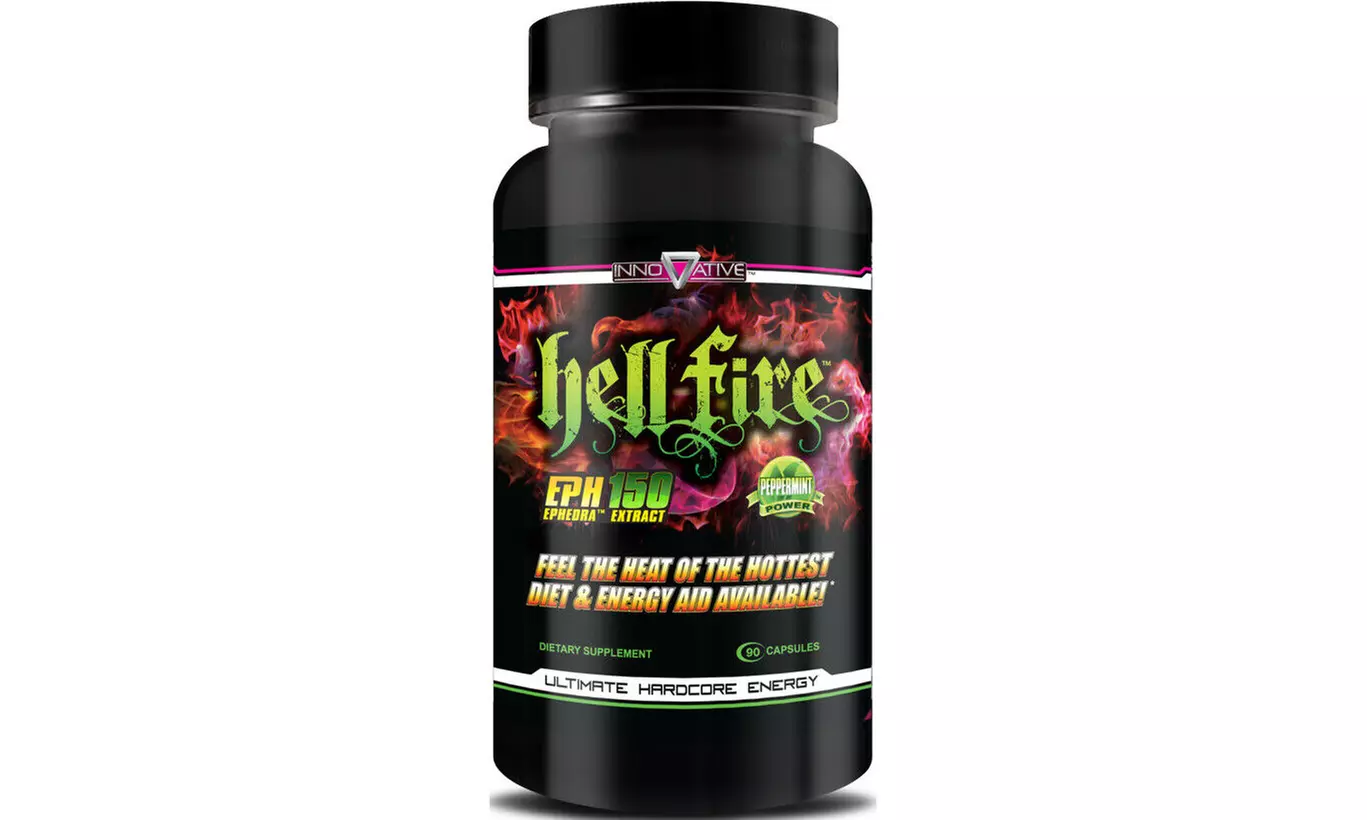 New Effective HellFire Fat Burner (90 Capsules) Extreme Weight Loss Supplement - Primary Image