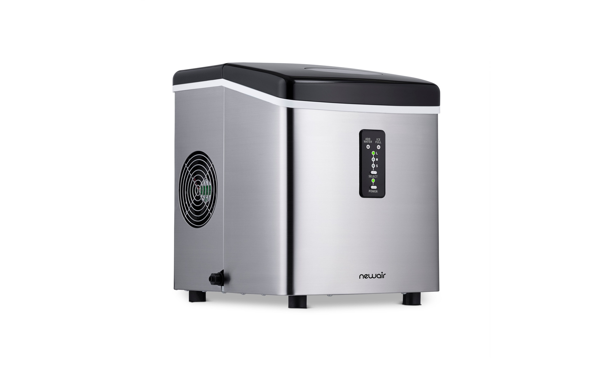 Newair Countertop Ice Maker, 28 lbs. of Ice a Day, 3 Ice Sizes, BPA-Free Parts