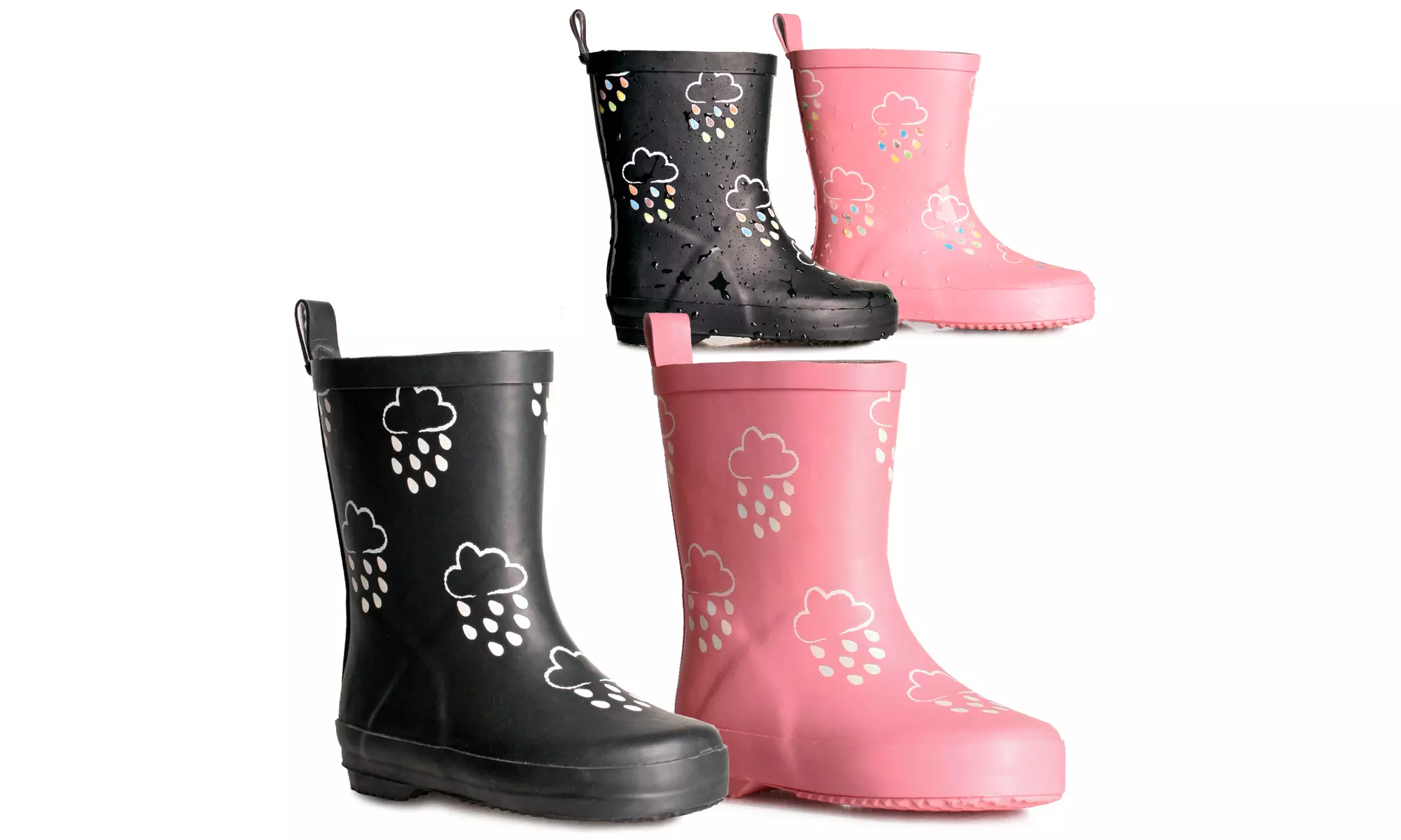 Nomad Footwear Kid's Rain Drops Color Change Rain Boot - Primary Image