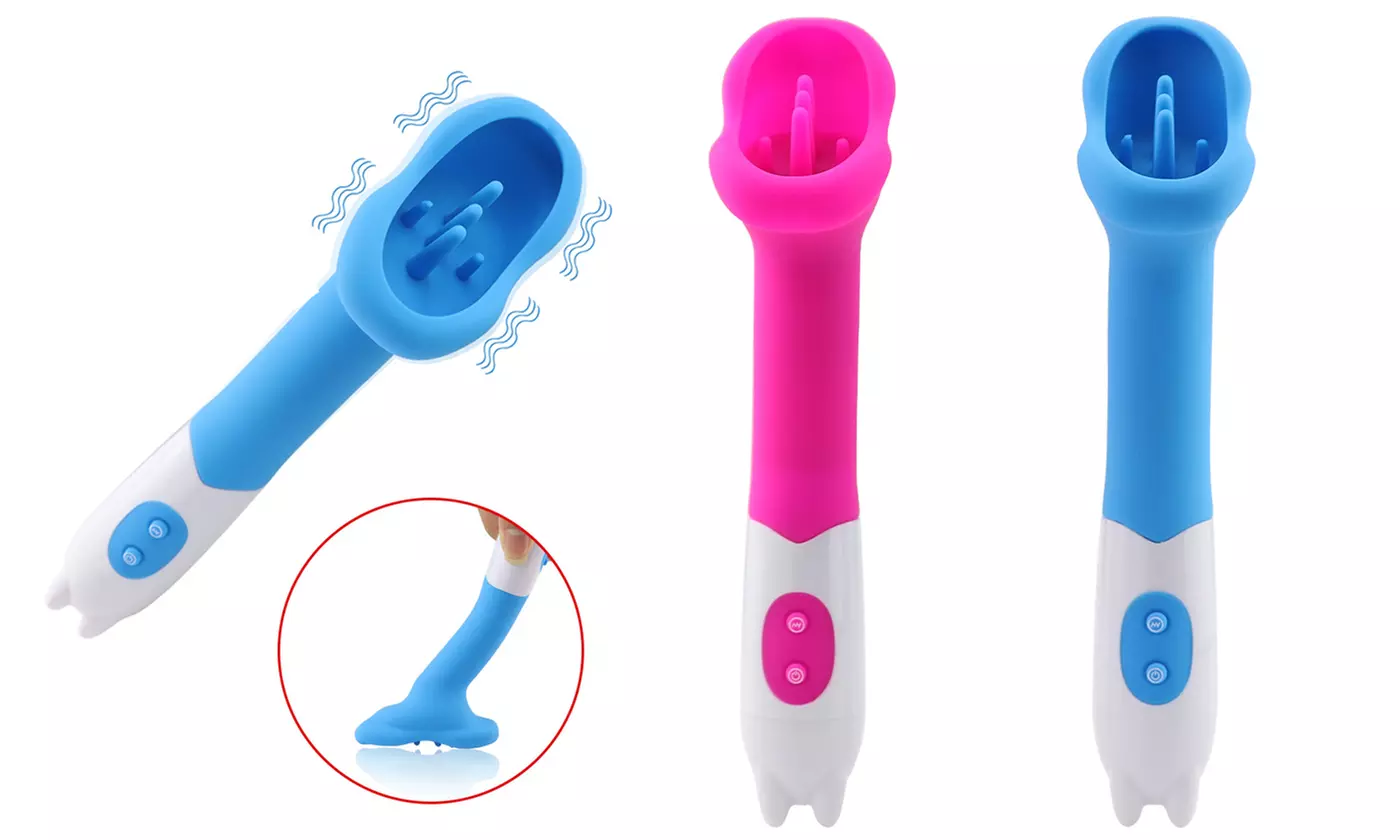 Clit Licking Vibrator Tongue Sucking  G Spot Nipple Oral Sex Toy