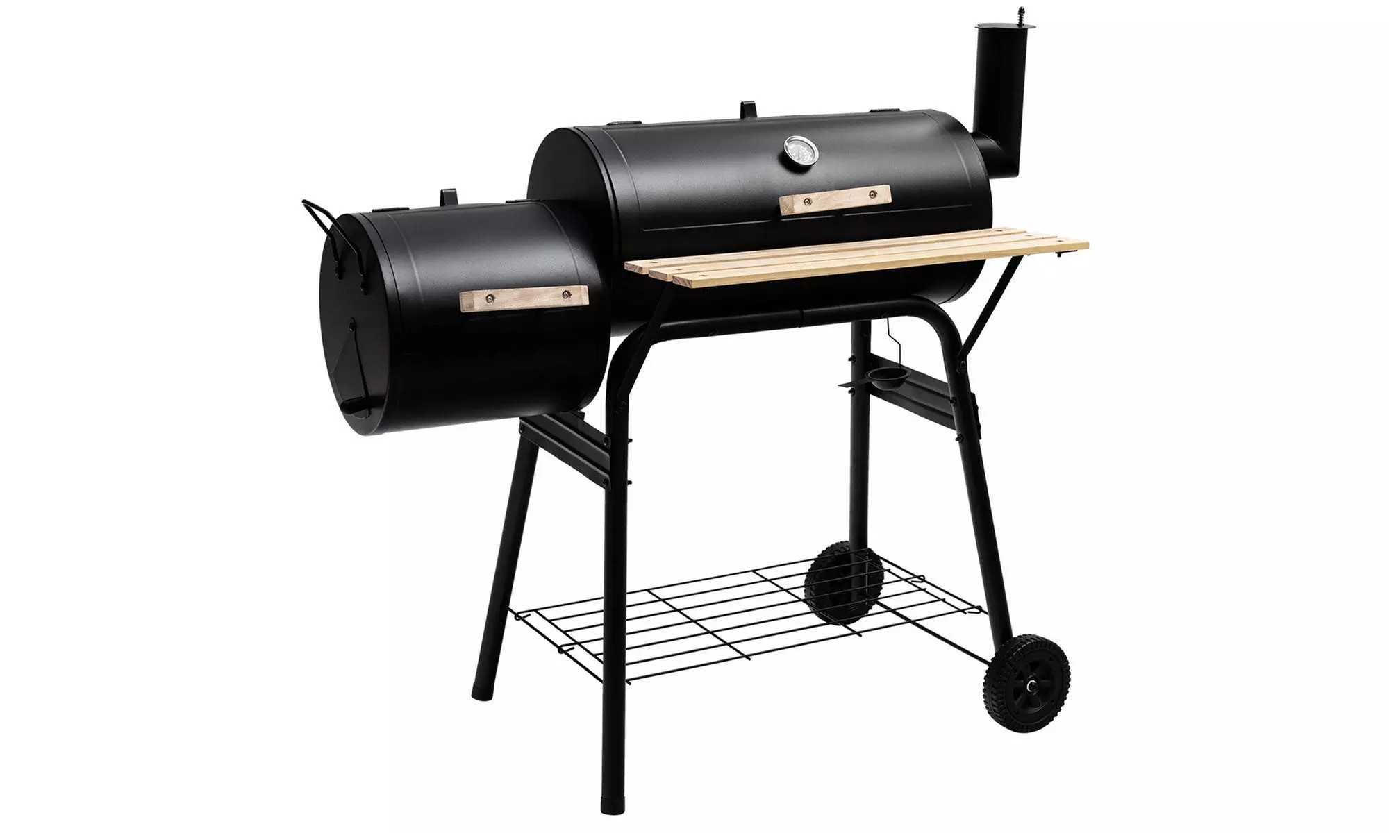 Goplus Outdoor BBQ Grill Charcoal Barbecue Pit Patio Backyard Meat Cooker Smoker - Primary Image