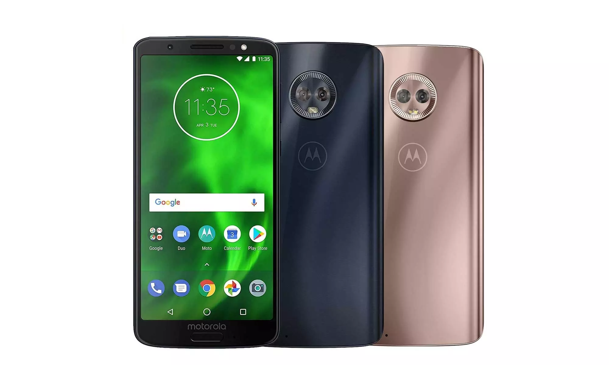 Motorola Moto G6 XT1925-6 64GB 5.7" TFT IPS LCD 12MP Plus 5MP Unlocked Phone - Primary Image