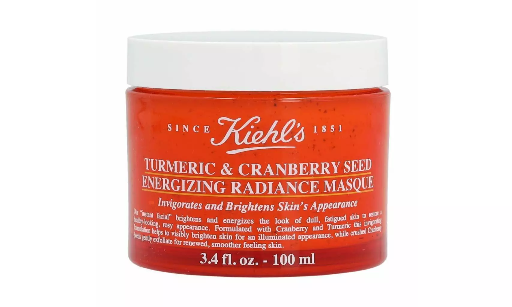 Kiehl's Turmeric & Cranberry Seed Energizing Radiance Masque 100 ml / 3.4 oz - Primary Image