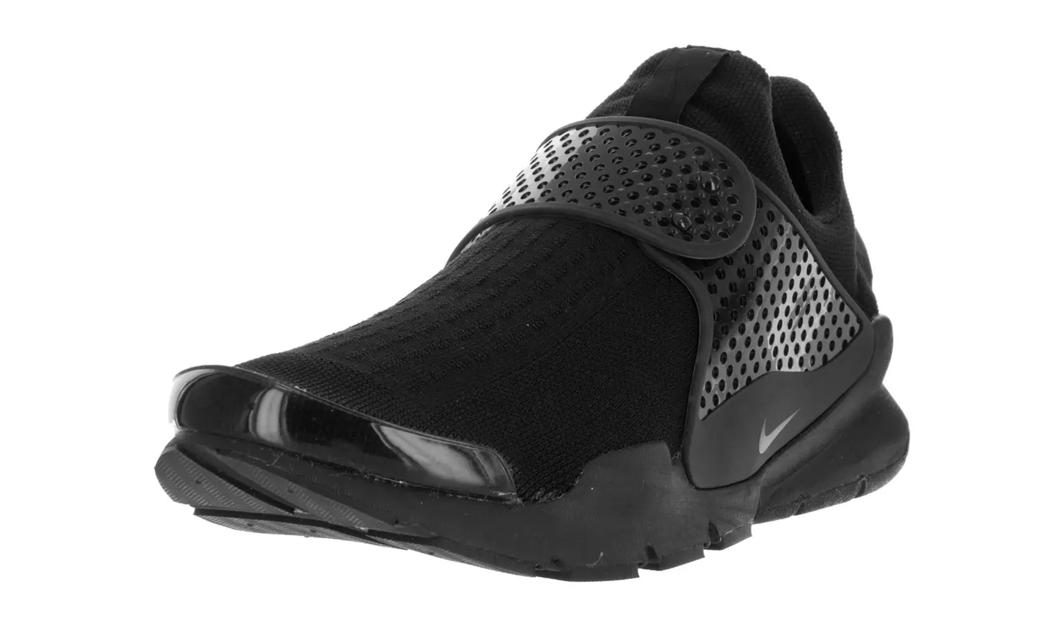 Nike Men's Sock Dart Running Shoe Black/Black/Volt 819686 001 - Primary Image