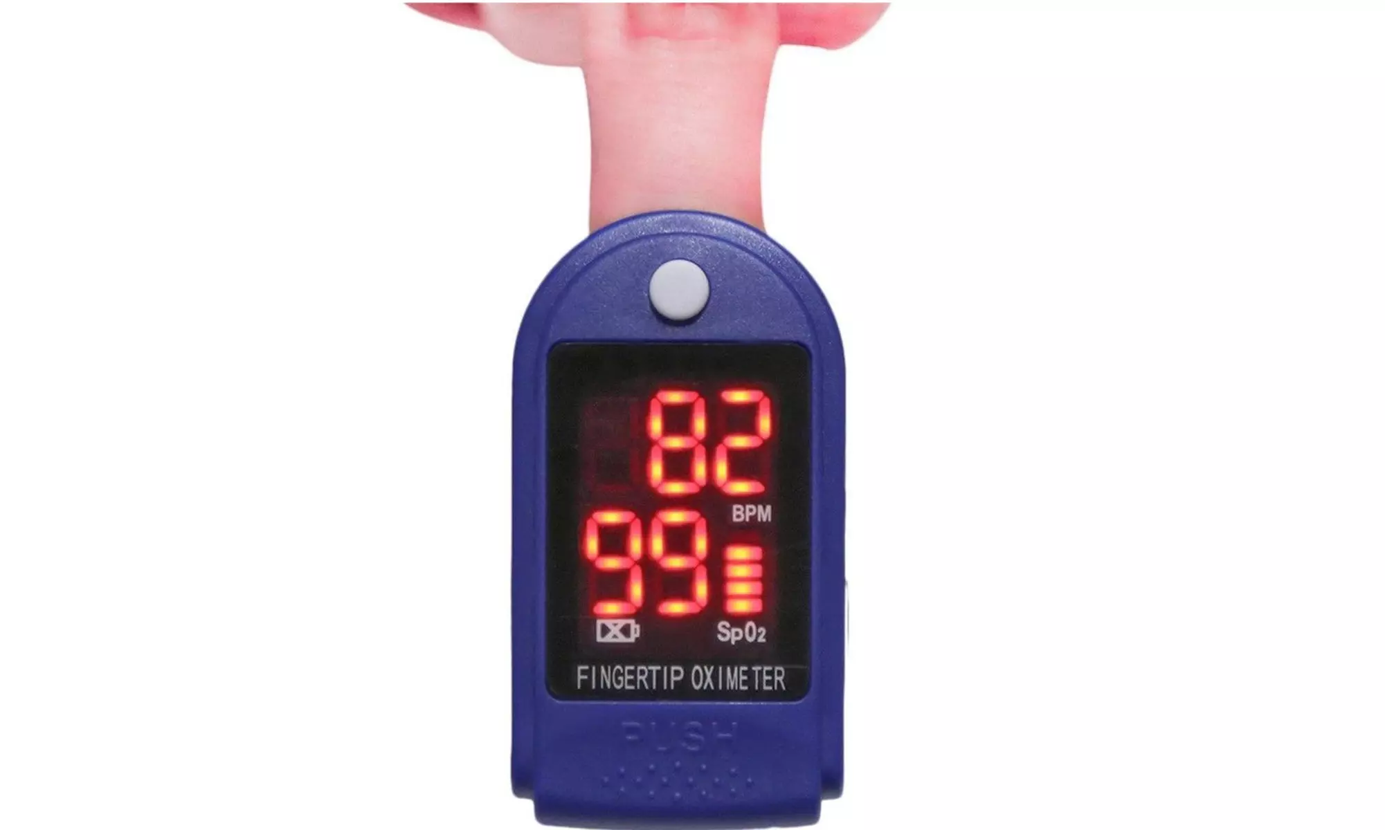 FDA Finger tip Pulse Oximeter Blood Oxygen meter SpO2 Heart Rate Monitor - Primary Image