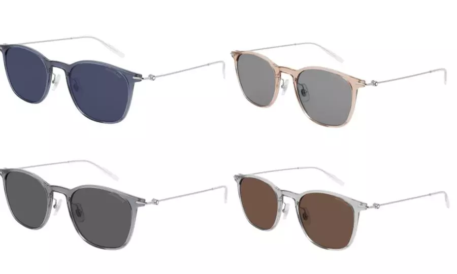 Mont Blanc Men Sunglasses Square MB0098S - Primary Image