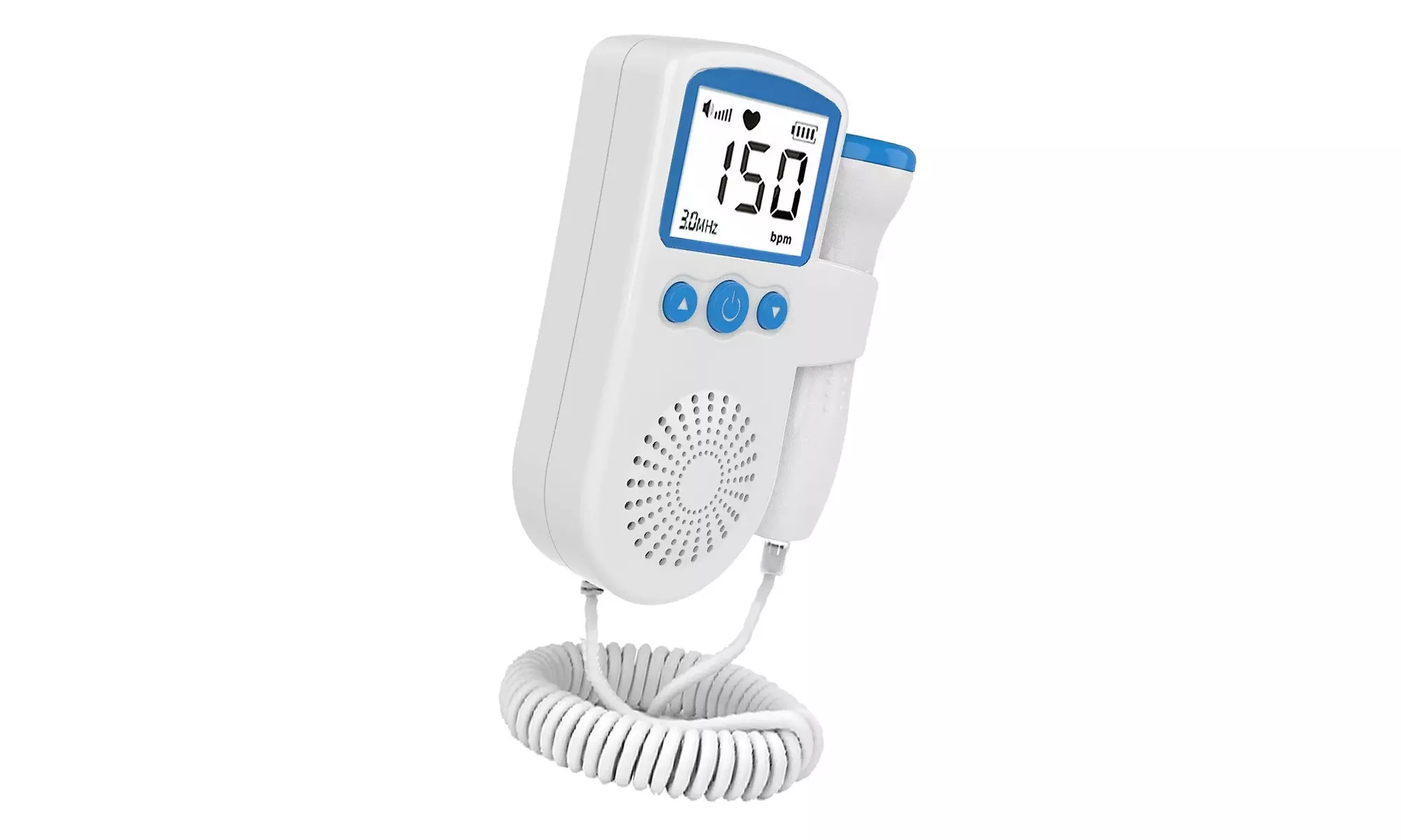 Fetal Doppler Portable Handheld Ultrasound Monitor for Pregnancy Baby Heartbeat - Second Medium