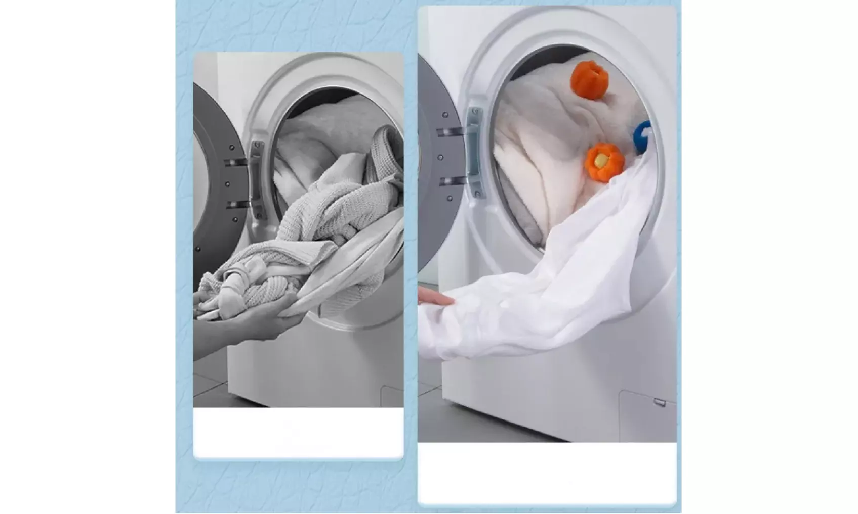 8 Ps Pet Hair Remover Ball-Reusable Laundry Sponge Dryer Anti-Winding Adsorption