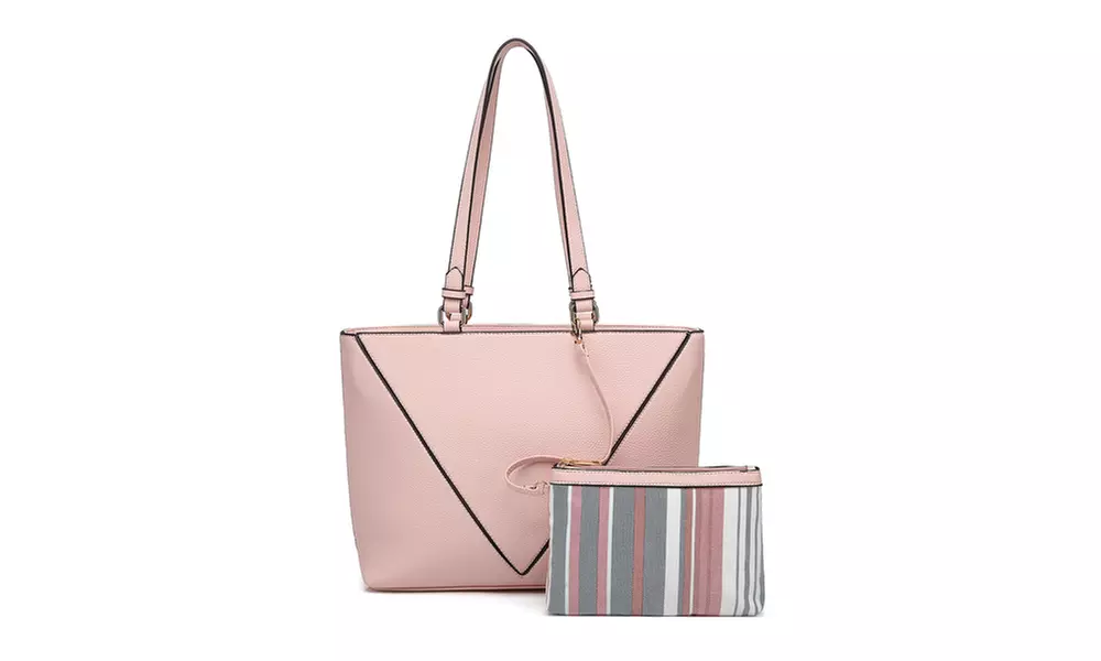 MKF Collection Pipa Shopper Tote with Wristlet by Mia K.    - Primary Image