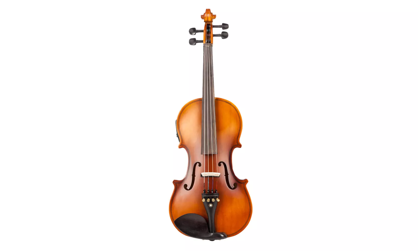 Glarry 4/4 Solid Wood EQ Violin for Student, Matte - Primary Image