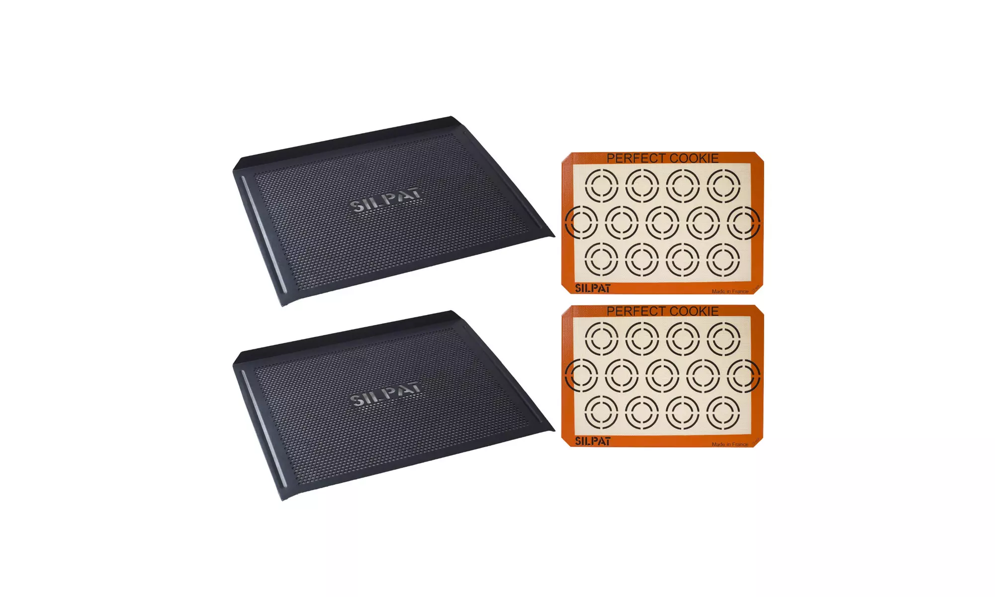 Silpat Cook N Cool Aluminum Non-Stick Baking Tray and Baking Mat (Set of 2) - Primary Image