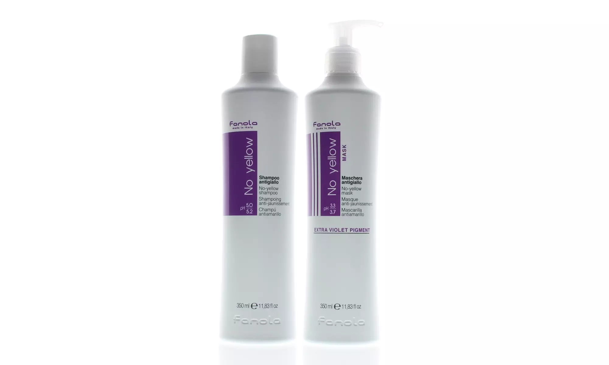 Fanola No Yellow Shampoo or Mask, 350 ml or 1000ml