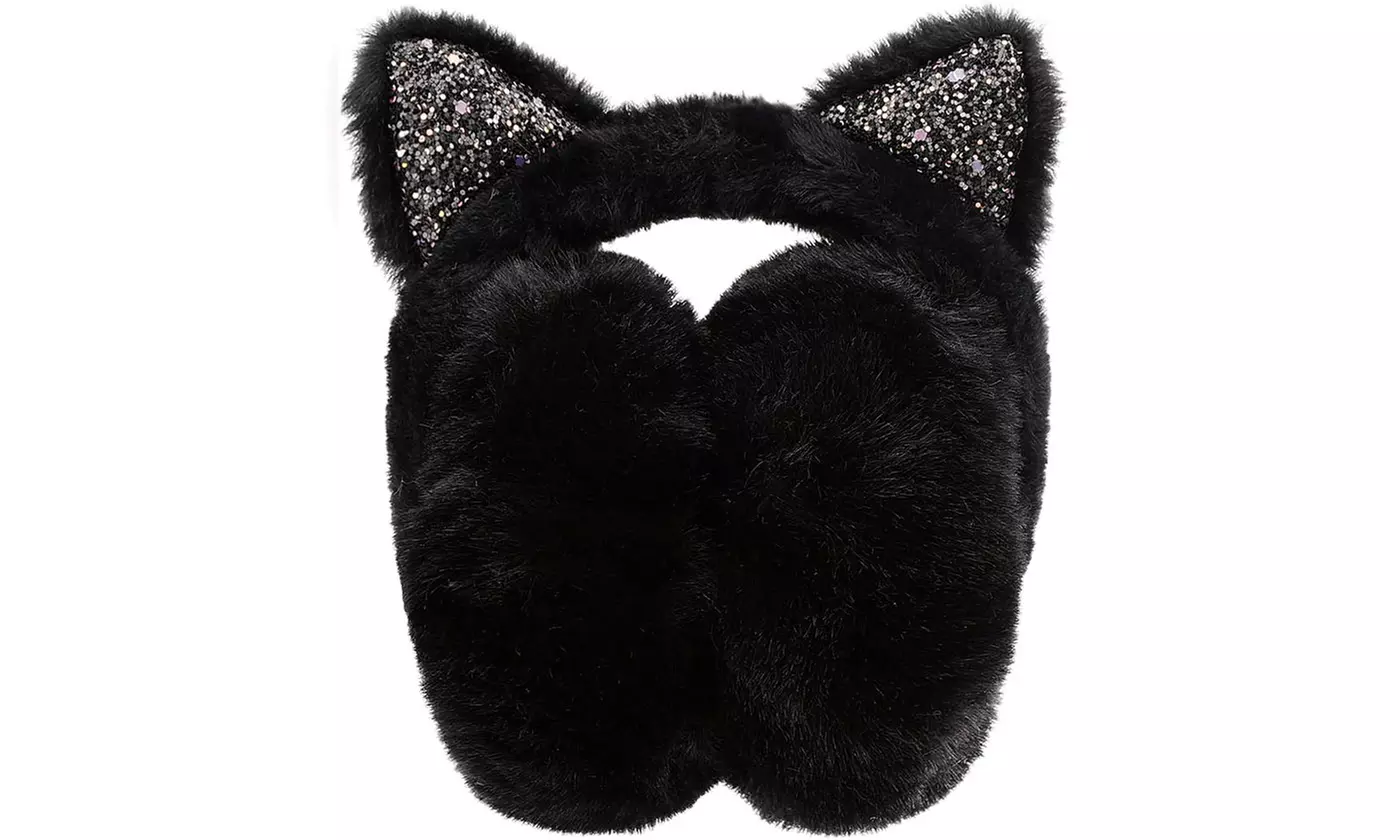 Fuzzy Cat Ear Winter Earmuffs - Multiple Options