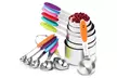 U-Taste 12 Piece Measuring Cups and Spoons Set in 18/8 Stainless Steel - Second Medium