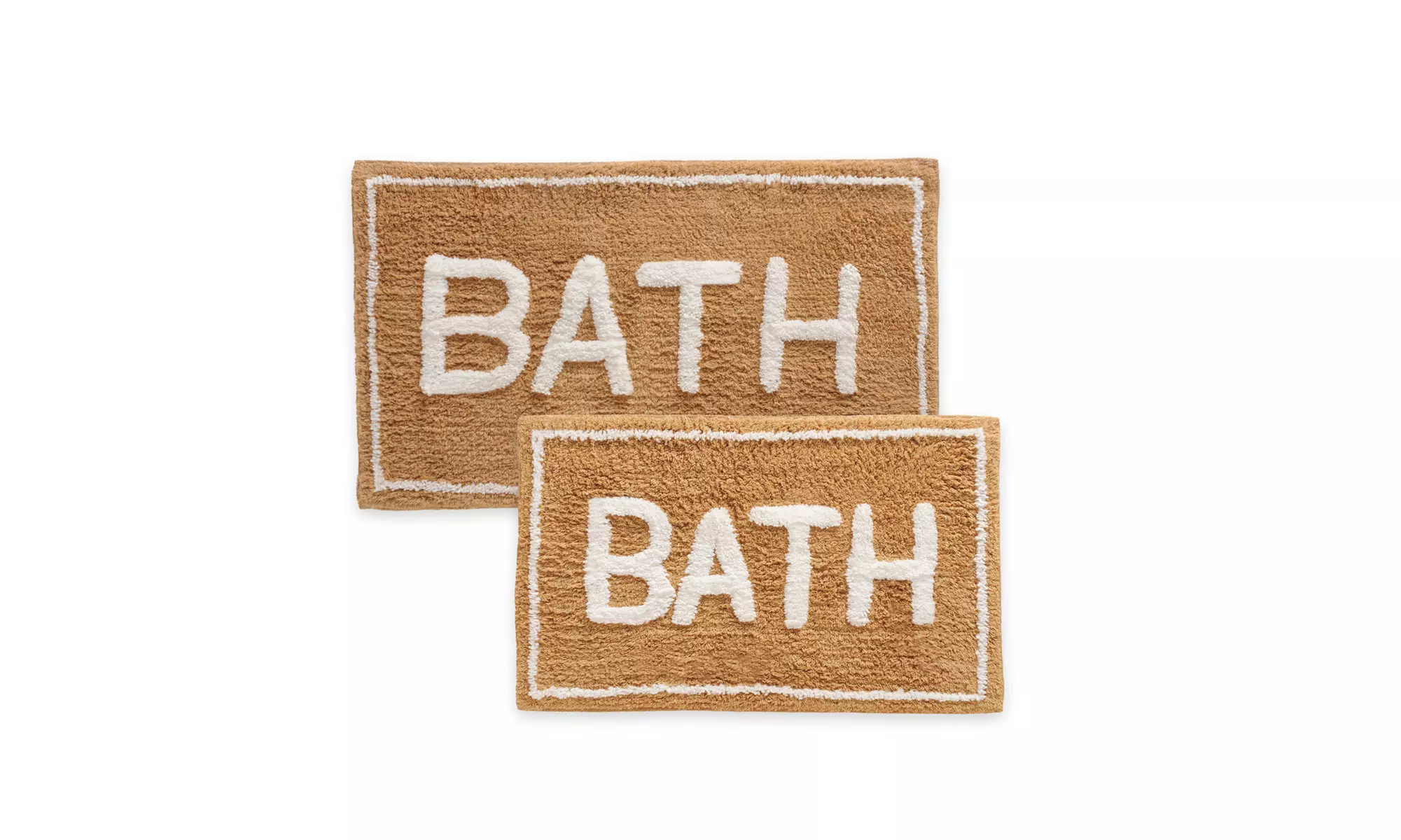 St Mary's 2 Piece Tufted Bath Rug Set with Latex Backing