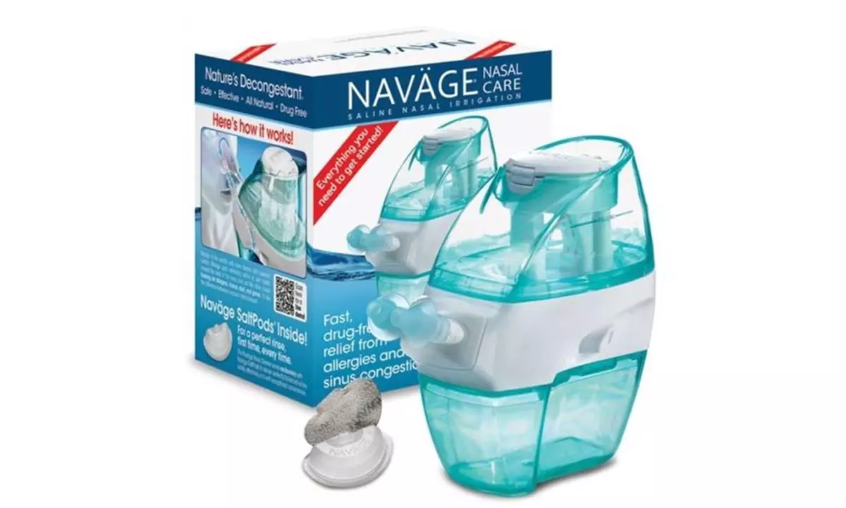 Nose Cleaner & Saltpods Neti Pot Navage Factory Refurb Bundle - Primary Image