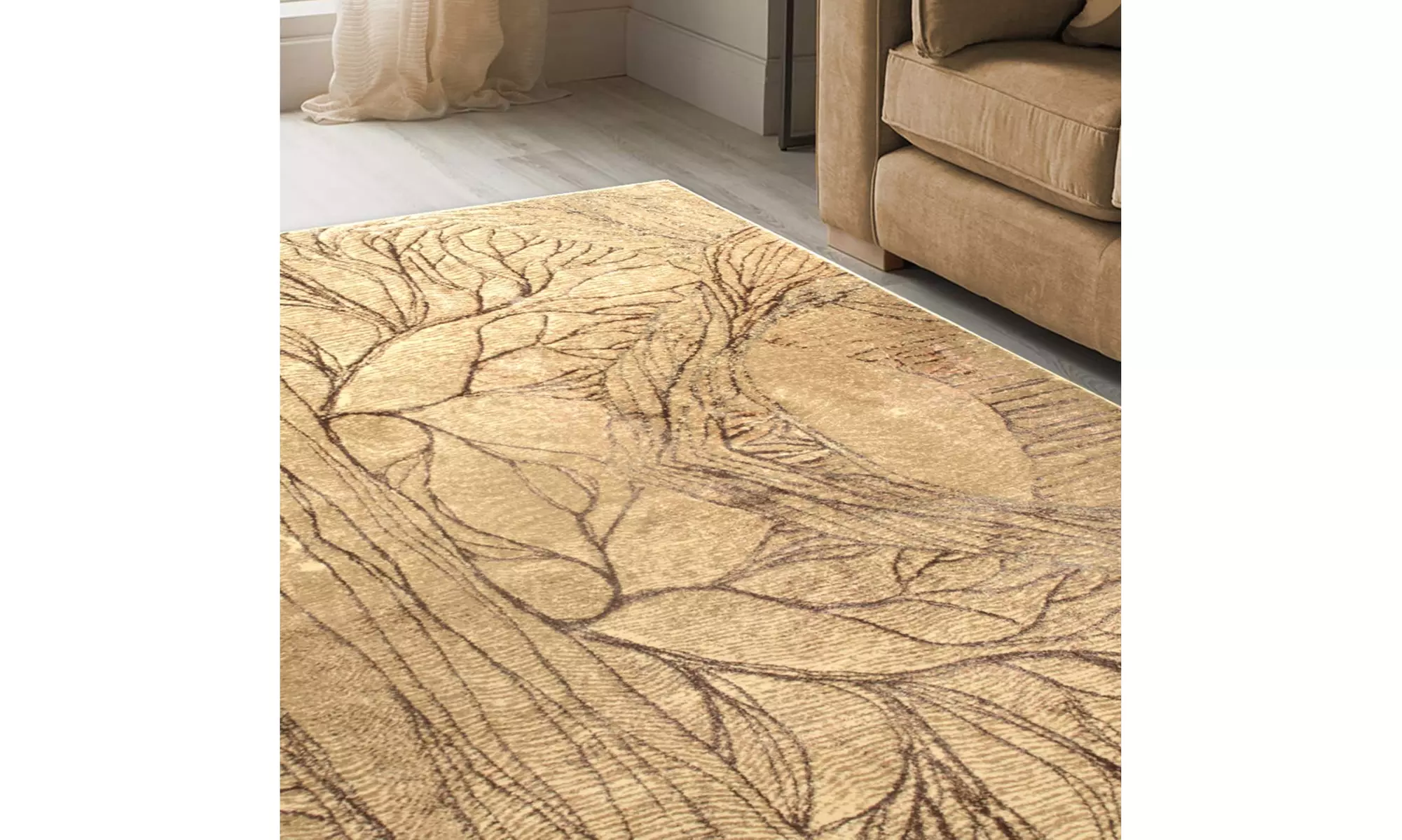 Superior Emrys Abstract Indoor Large Area Rugs Or Runner For Bedroom Living Room - Second Medium