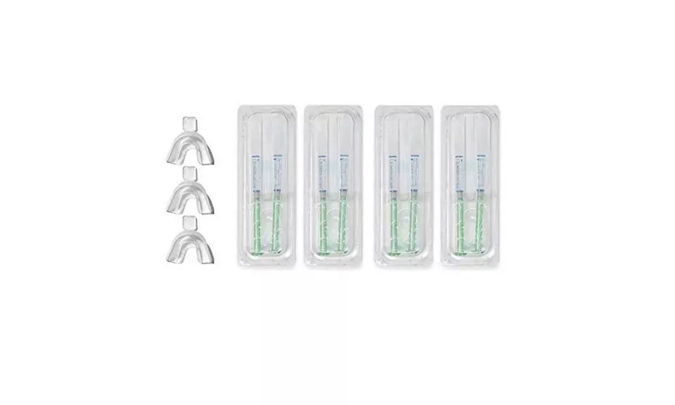 Opalescence Teeth Whitening Gel Mint with 3 GreenDot Teeth Trays 35, 8 Syringes - Primary Image