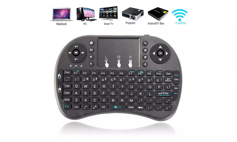 Mini 2.4G Wireless Keyboard Remote for Raspberry LG Smart TV Kodi Android TV Box - Second Medium