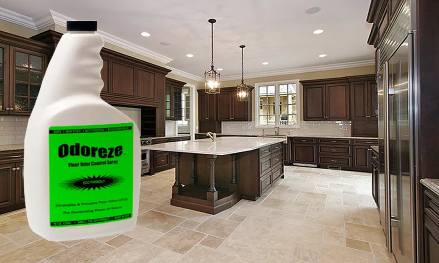 ODOREZE Natural Hardwood Floor Odor Neutralizer: Makes 64 Gallons to Clean Smell - Second Medium