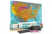 Newverest Scratch Off Map of The USA - for Kids & Adults - Second Medium