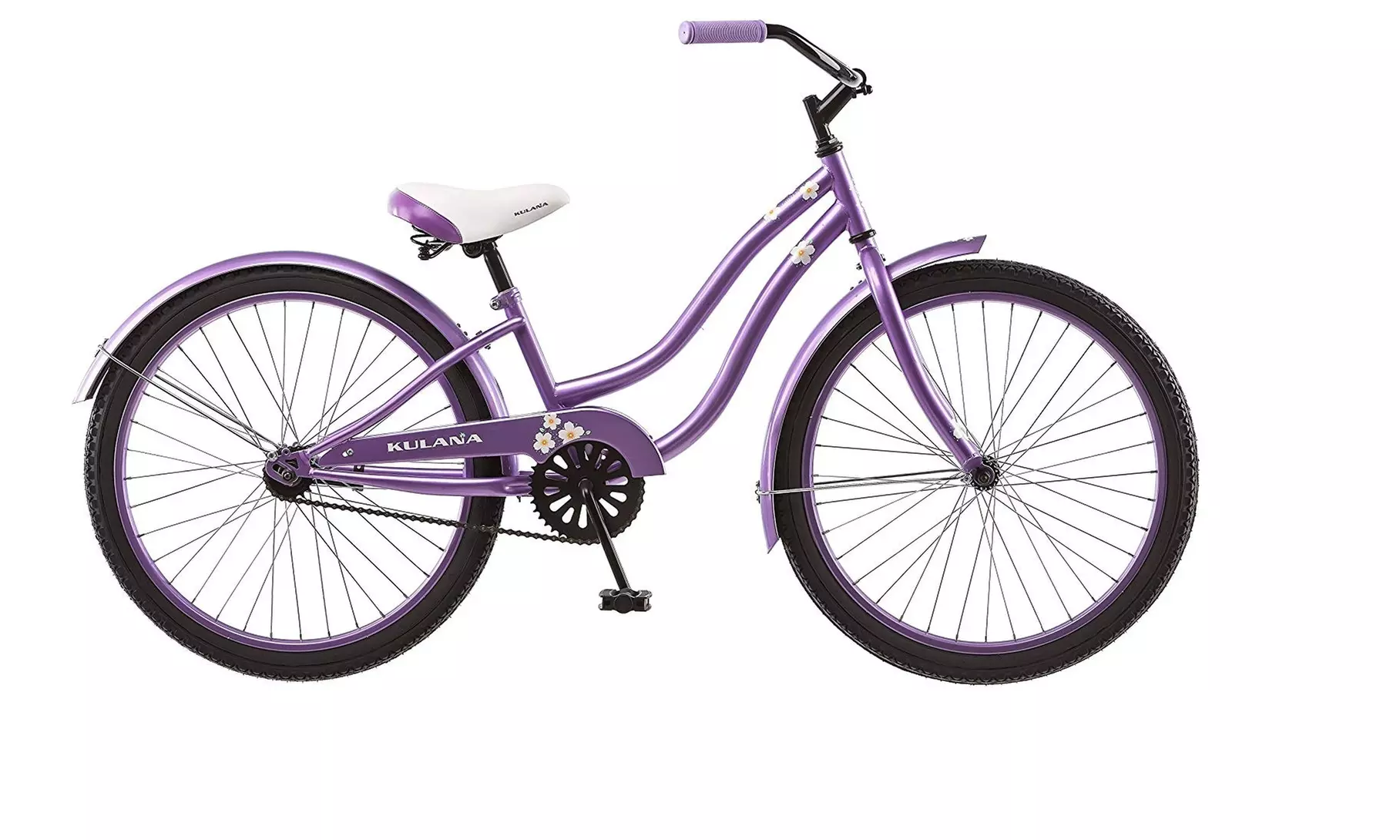 Kulana R3025 24 in. Kulana Girls Hiku Cruiser Bicycle, Purple - Primary Image