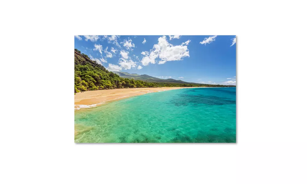 Pierre Leclerc 'Makena Beach Maui' Canvas Art - Primary Image