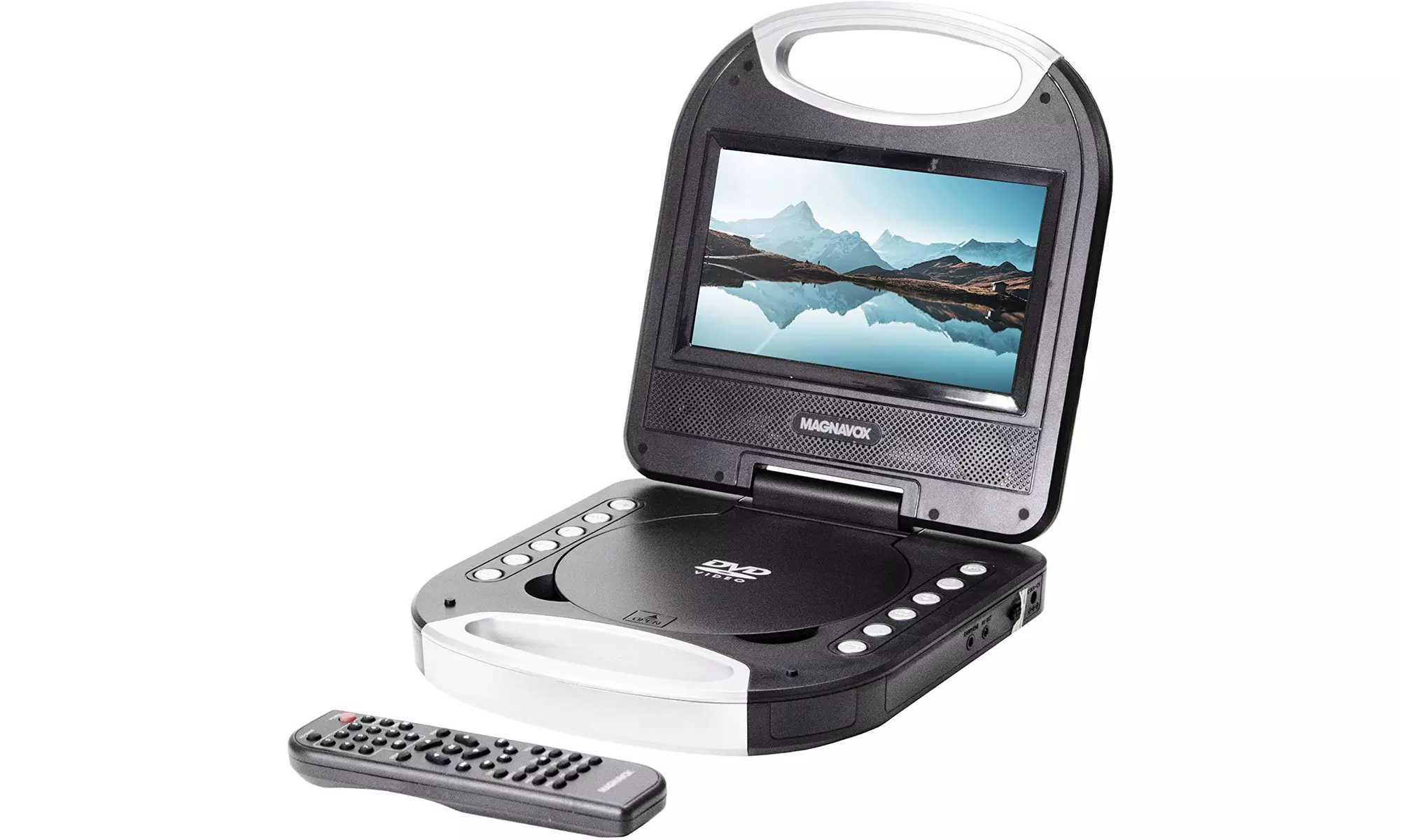 Magnavox MTFT750-BK Portable 7 inch TFT DVD/CD Player (Black)- New - Primary Image