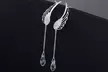 Women's Angel Wings Fashion Exquisite White Gold Cubic Zirconia Earrings - Second Medium