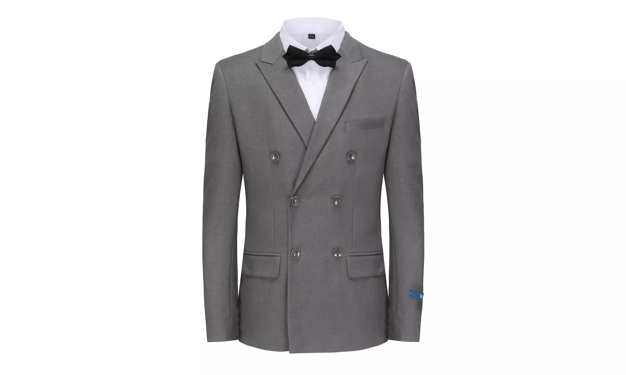 Men's Slim Fit 2 Piece Double Breasted Suit