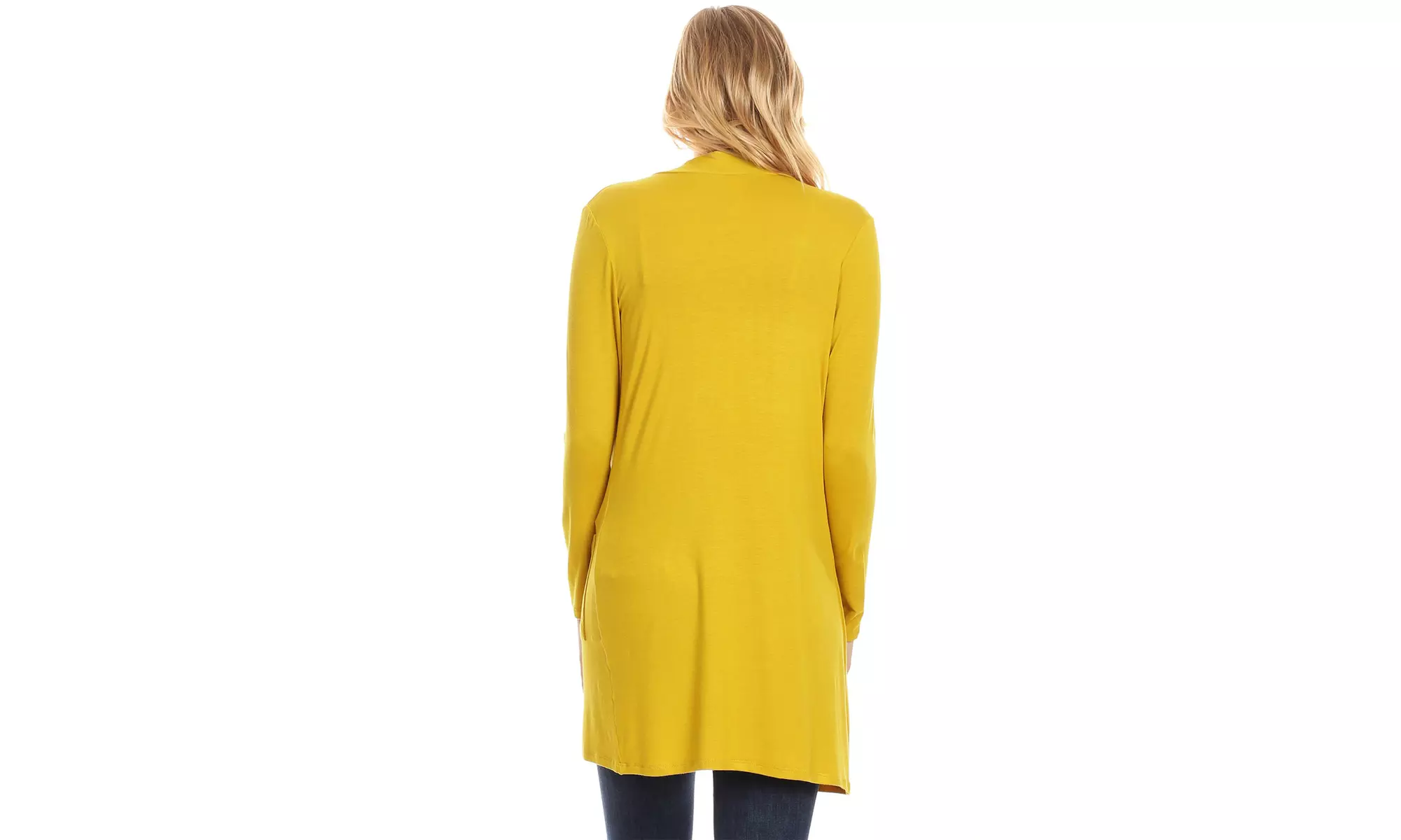 Women's Casual Open Front Basic Long Sleeves Side Pockets Solid Cardigan