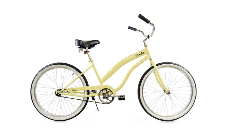 malibu beach cruiser bicycle