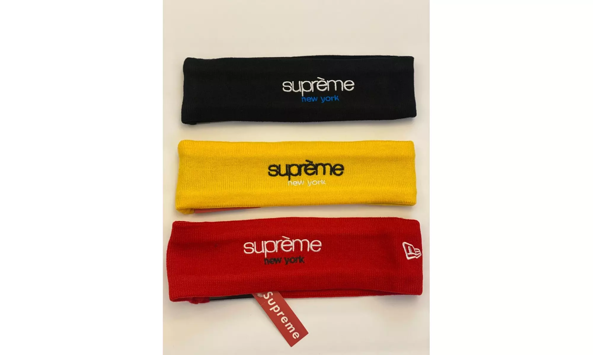 Supreme New Era New York Red Headband Brand New - Primary Image