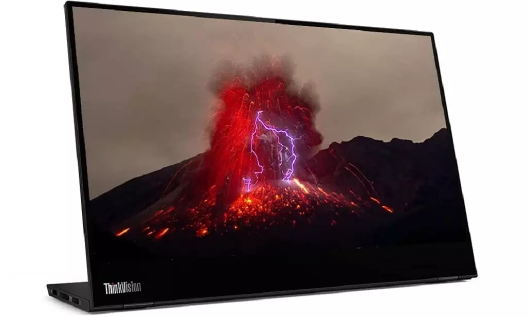 Lenovo ThinkVision M14t 14" Touch Screen Mobile Monitor 16:9 1920 x 1080 Full HD - Primary Image