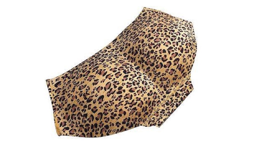 Image 2: 1/2 Pack Invisible Padded Panty in Animal Cheetah (Size S-XL)