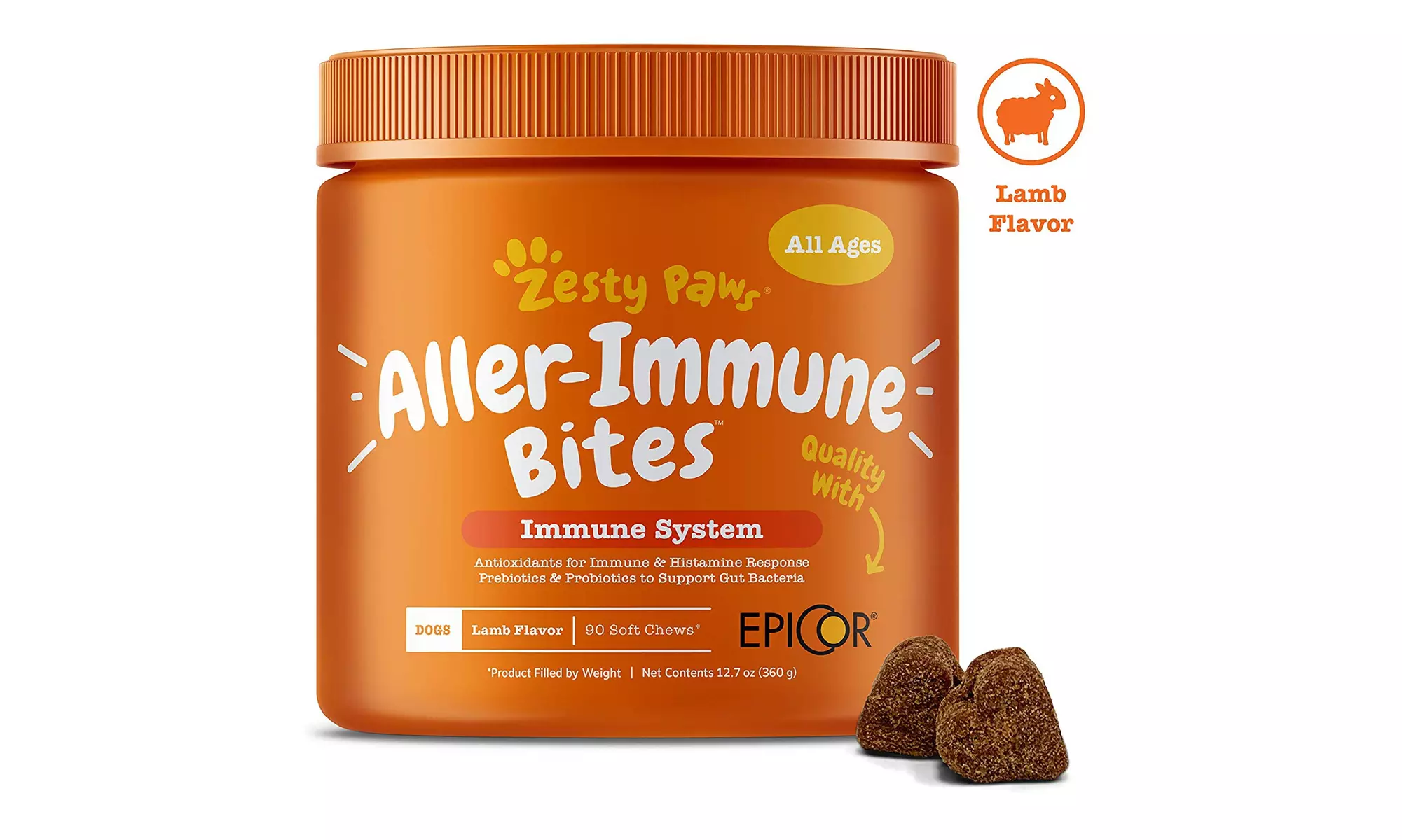 Zesty Paws Allergy Immune Supplement for Dogs - Primary Image