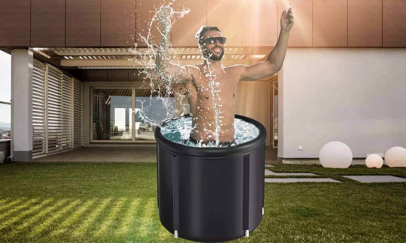 NewHome 97 Gal Cold Plunge Ice Bath Tub Cold Water Recovery & Therapy Tub