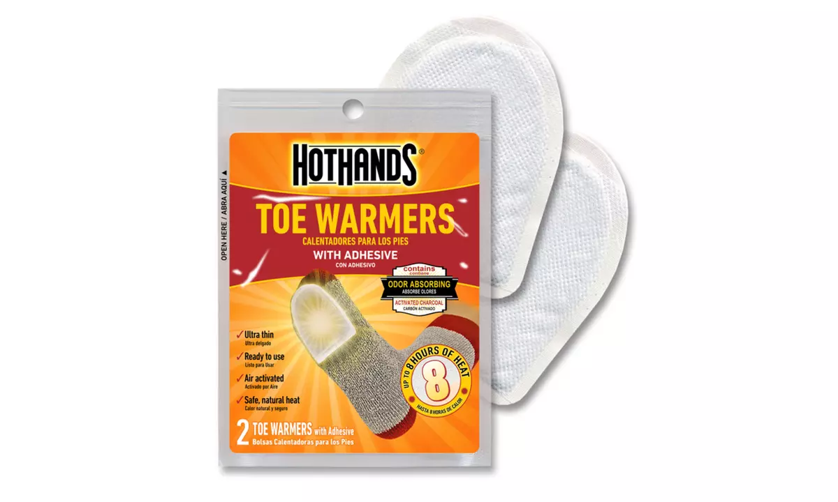 HotHands Hand Warmers  and Toe Warmer- Long Lasting Safe  Air Activated Warmers  - Second Medium