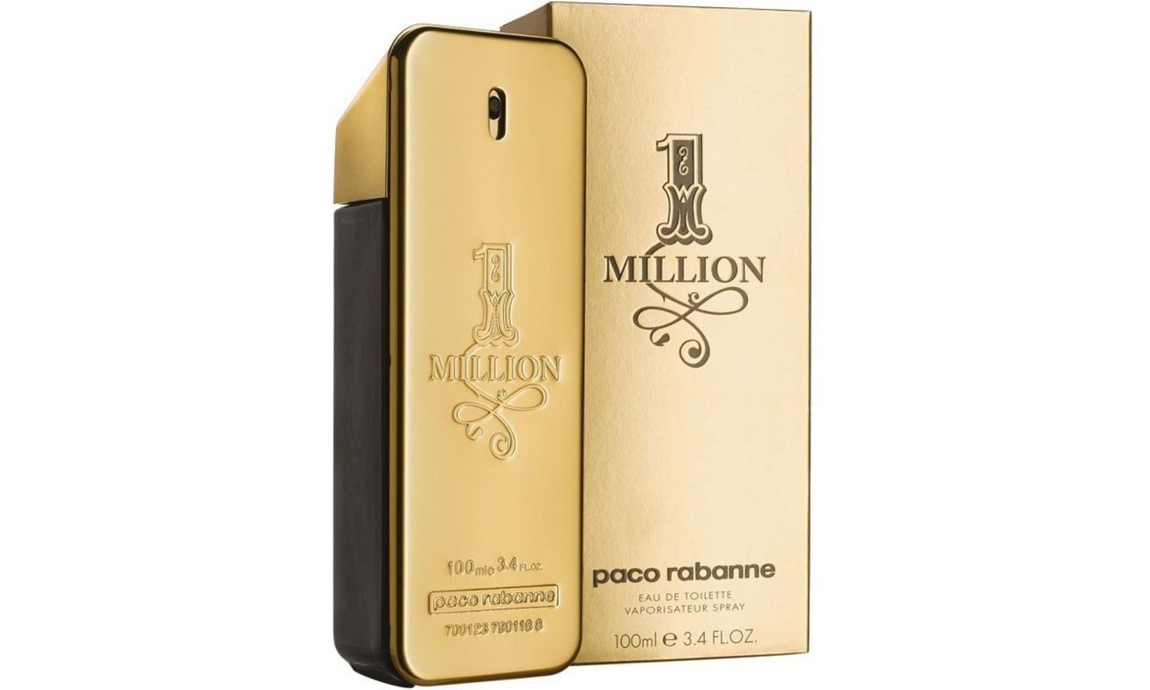 Paco Rabanne 1 Million 3.4 OZ 100 ML EDT For Men
