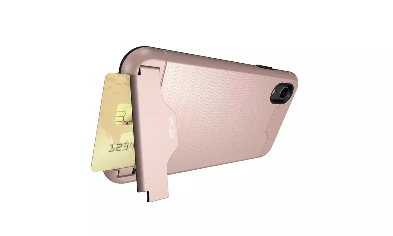 Waloo Brushed Kickstand Case for iPhones 