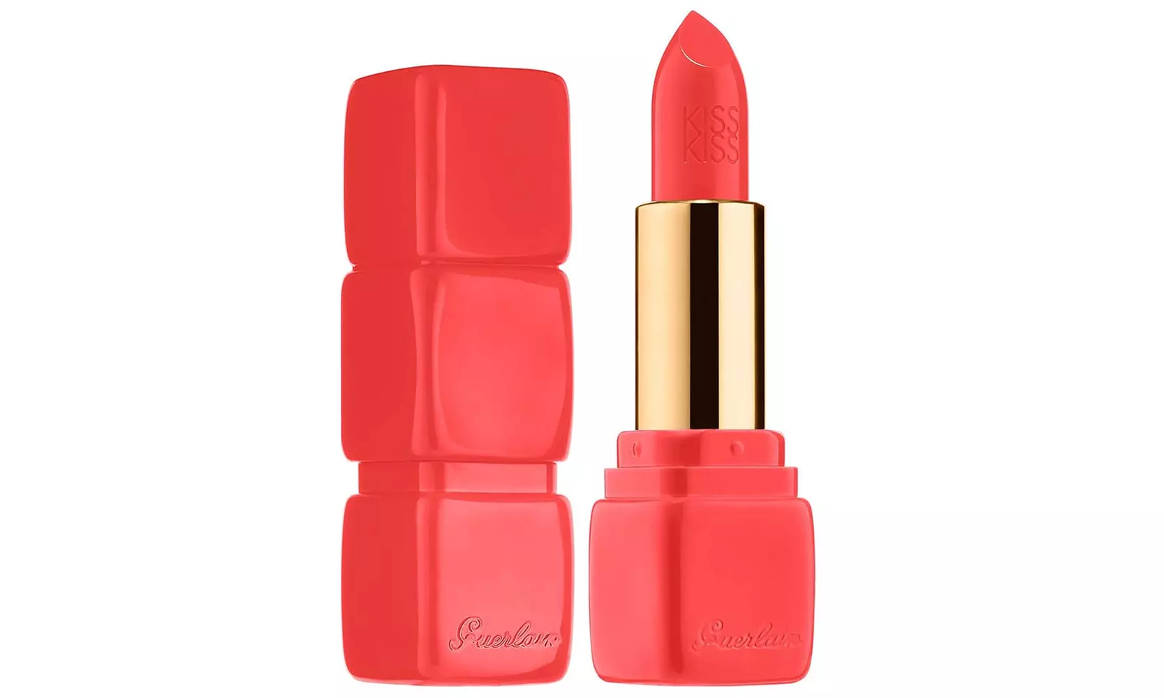 Guerlain KissKiss Colours Of Kisses 344 Sexy Coral 0.12oz / 3.5g - Primary Image