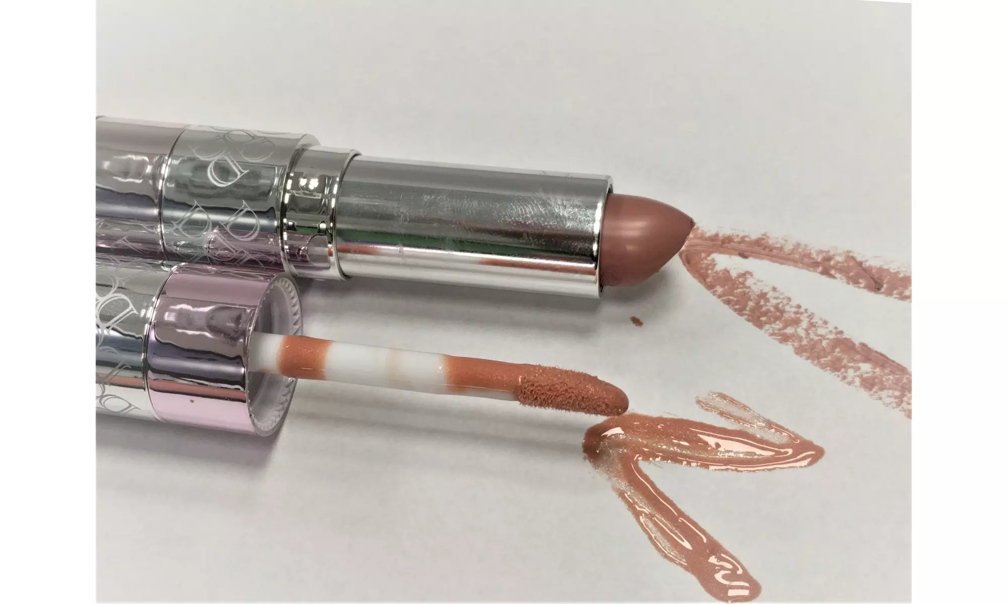Dalton Doll 10 Lip Wardrobe Lipstick Lip Gloss Duo - Off The Shoulder Pale Pink! - Second Medium