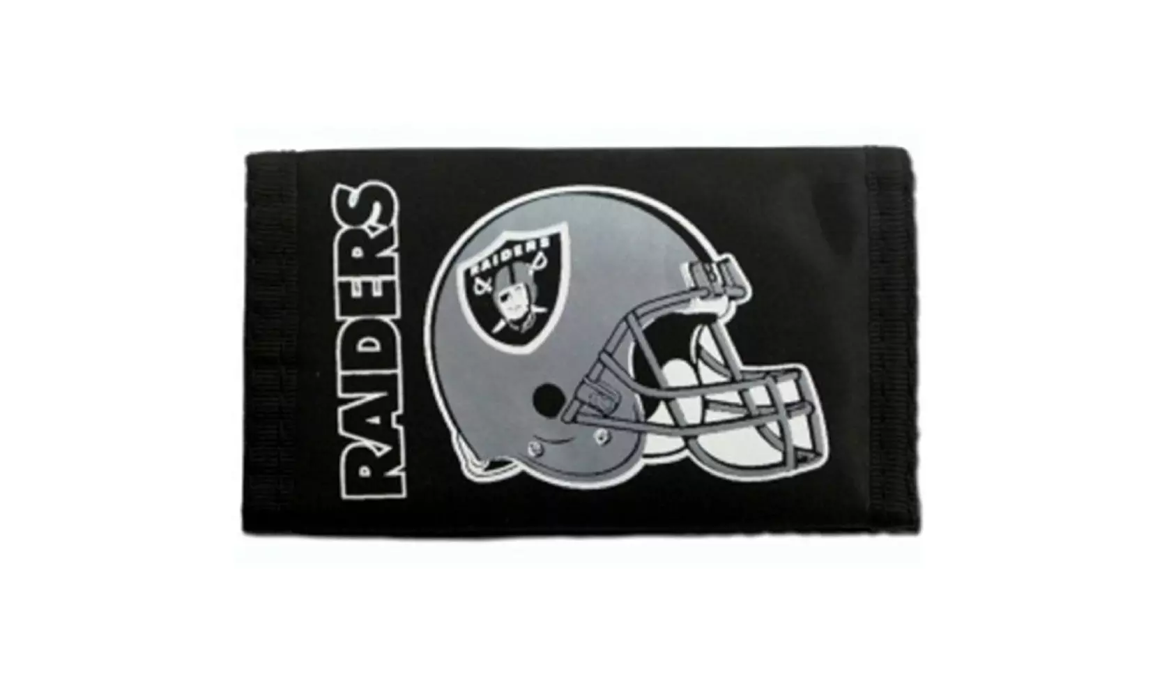 Oakland Raiders Nylon Trifold Wallet - Primary Image
