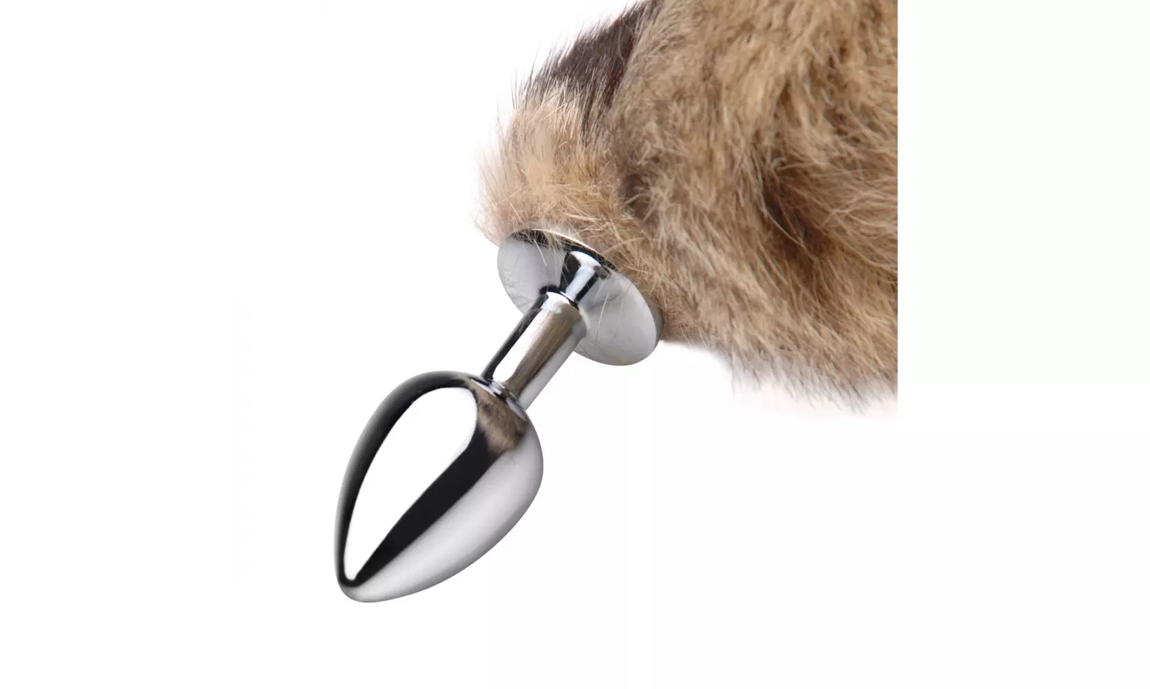 XL Fox Tail Anal Plug - Second Medium